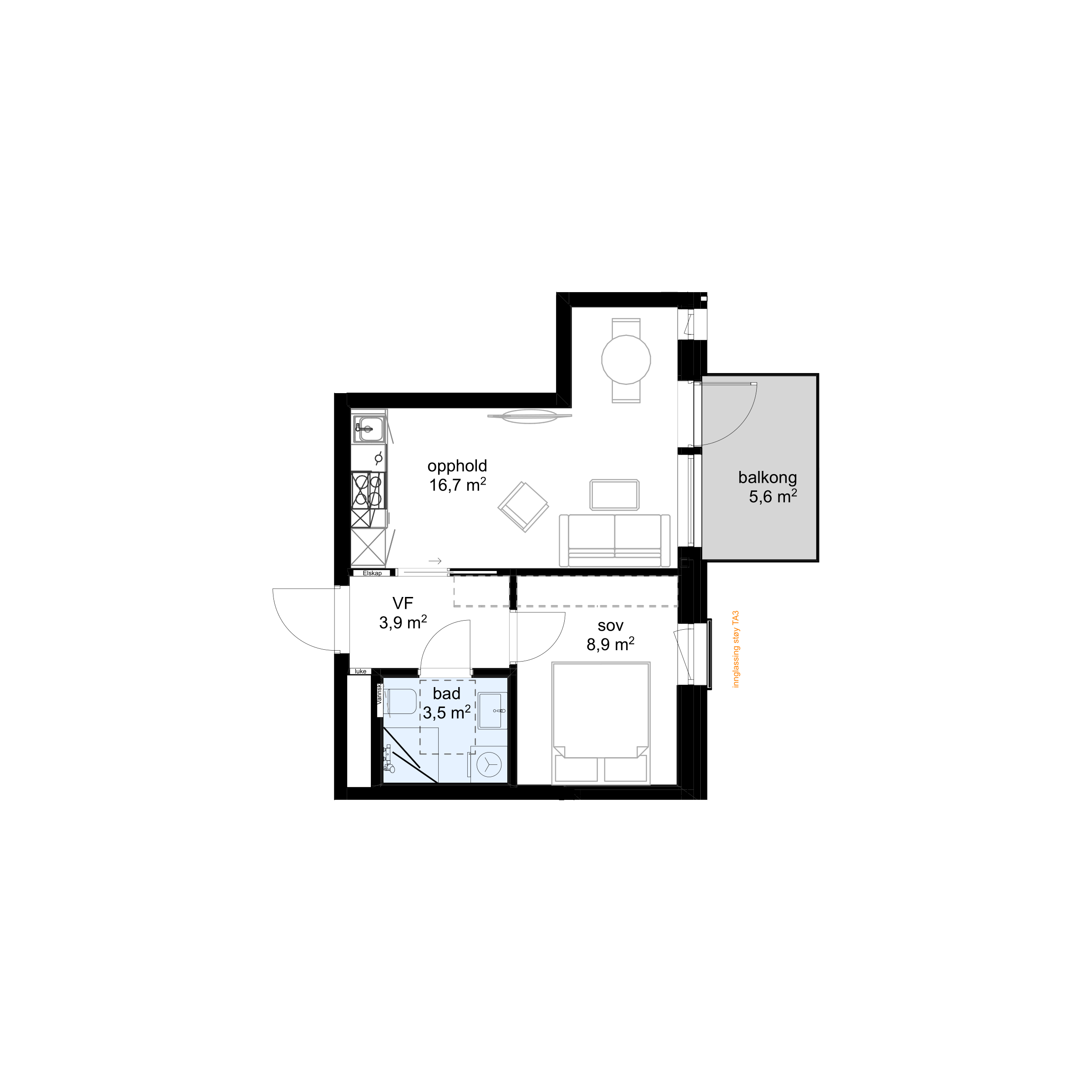 Plantegning F-H0409 - bilde 1 av 2