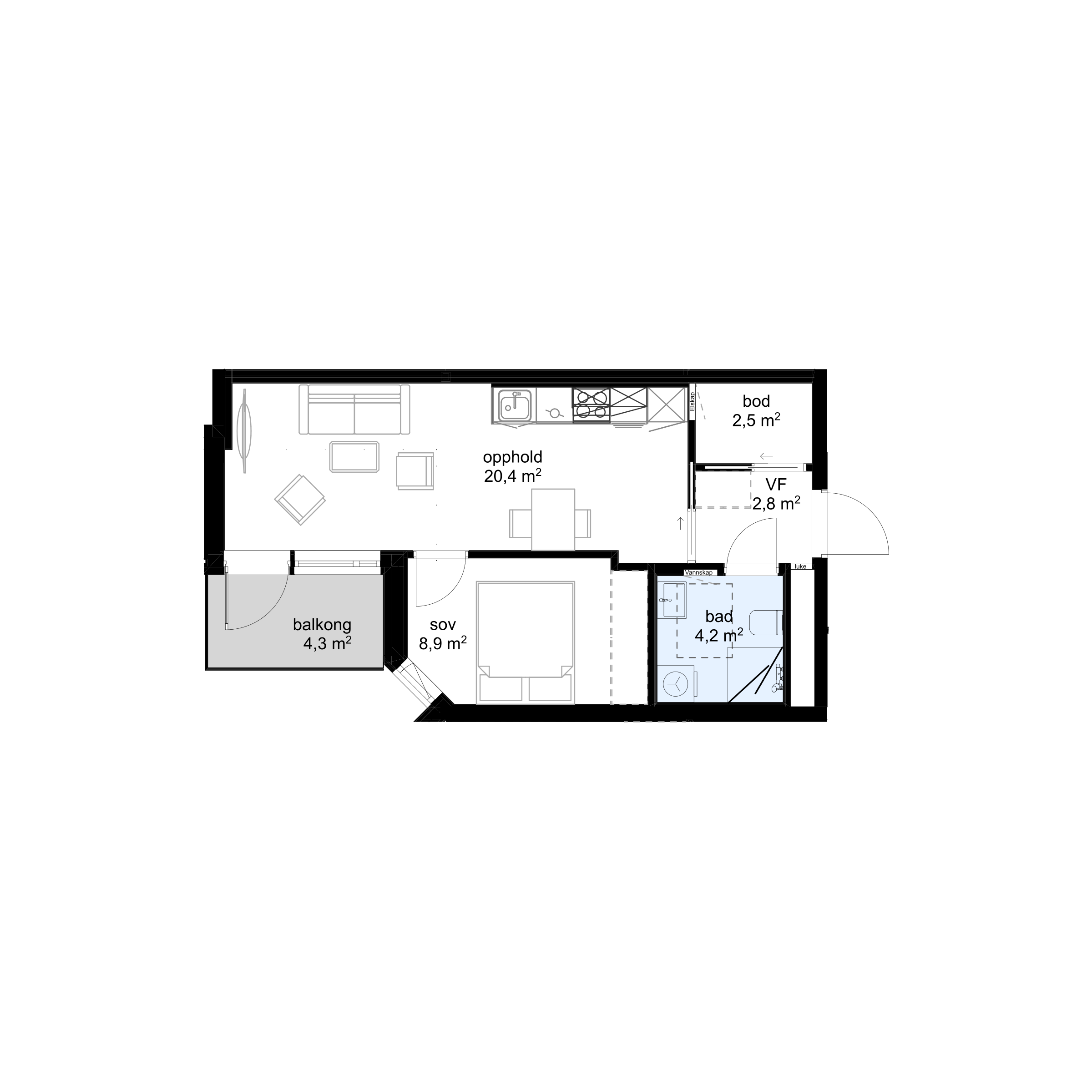Plantegning F-H0405 - bilde 1 av 2