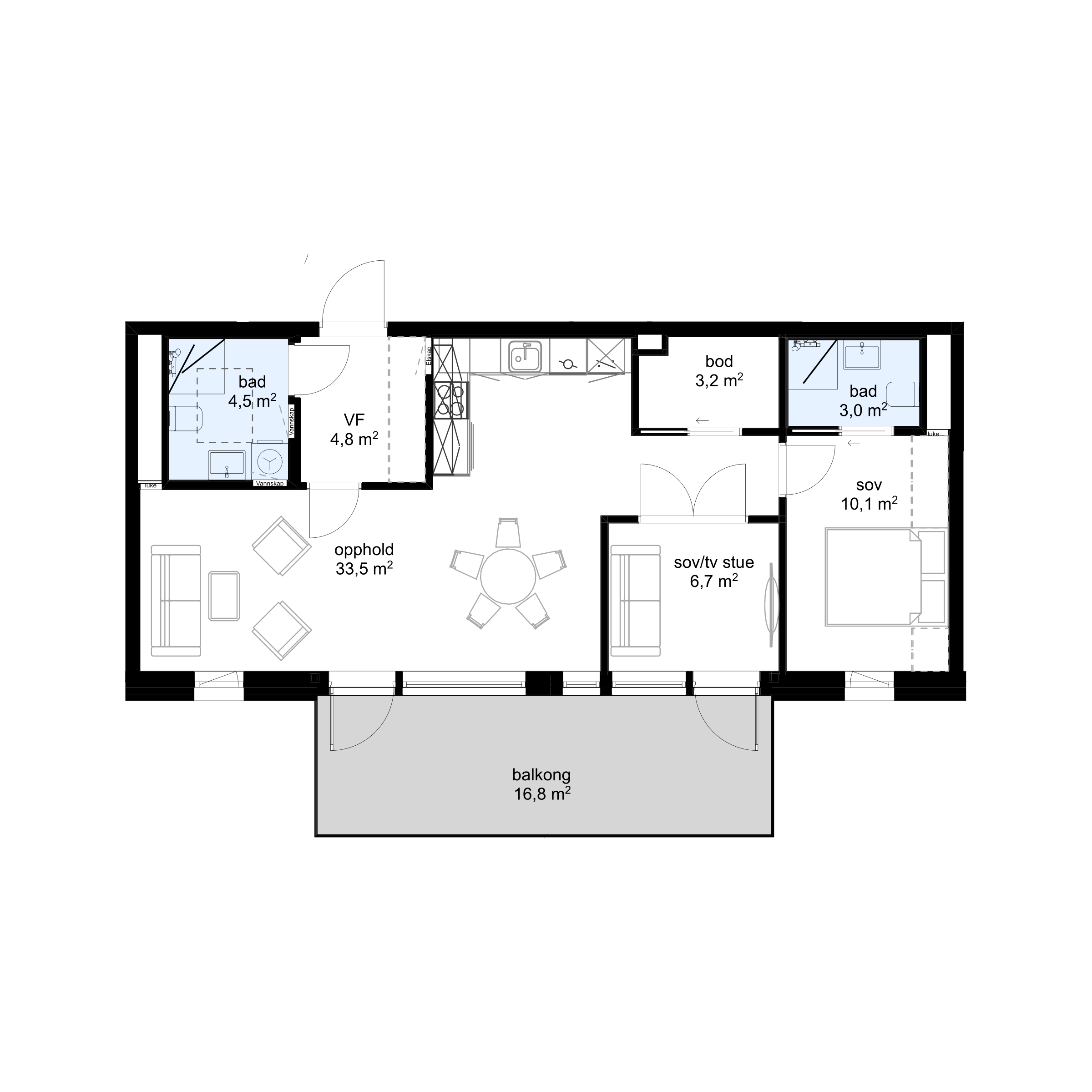 Plantegning F-H0702 - bilde 1 av 2
