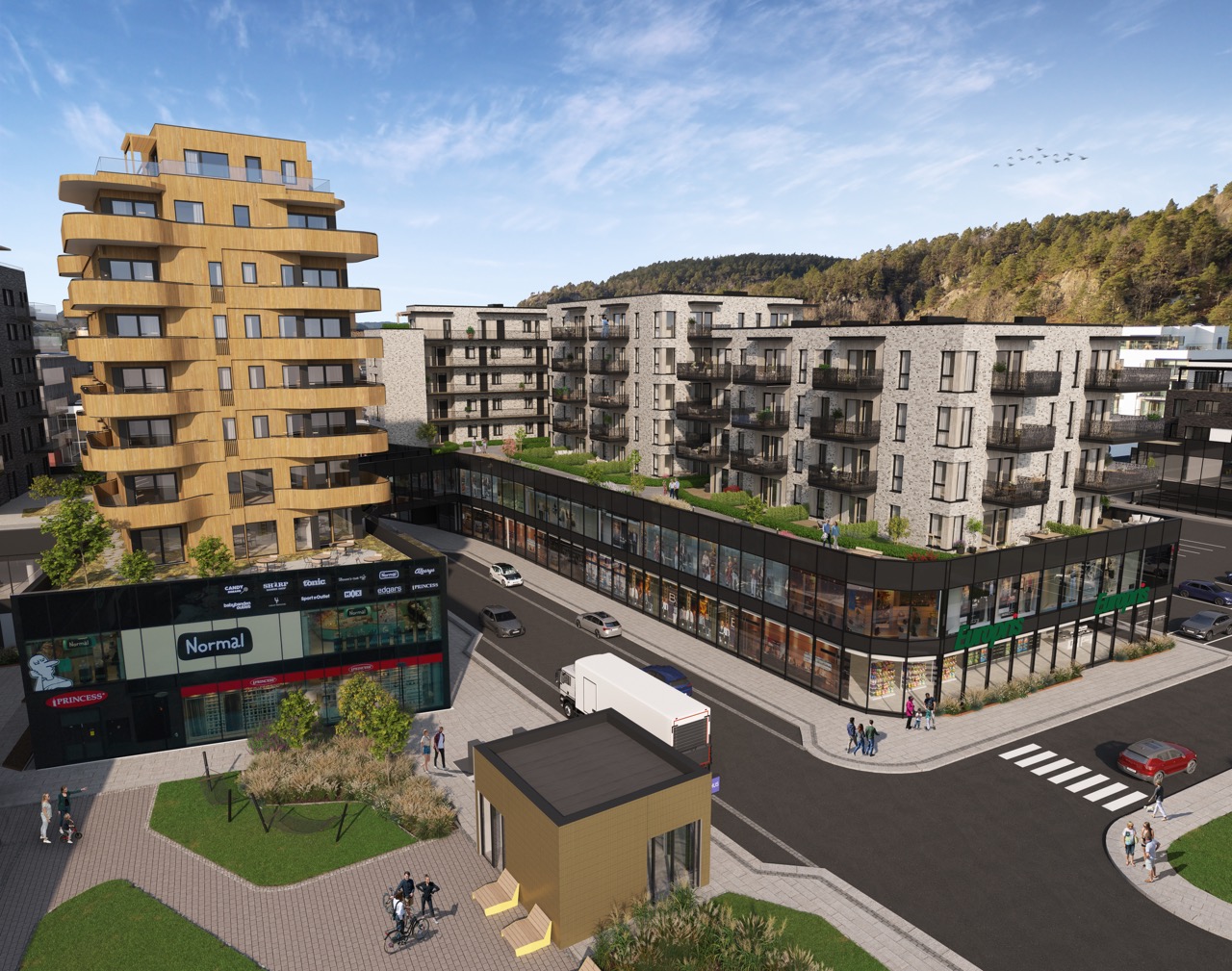 Byggetrinn 3 sett fra krysset