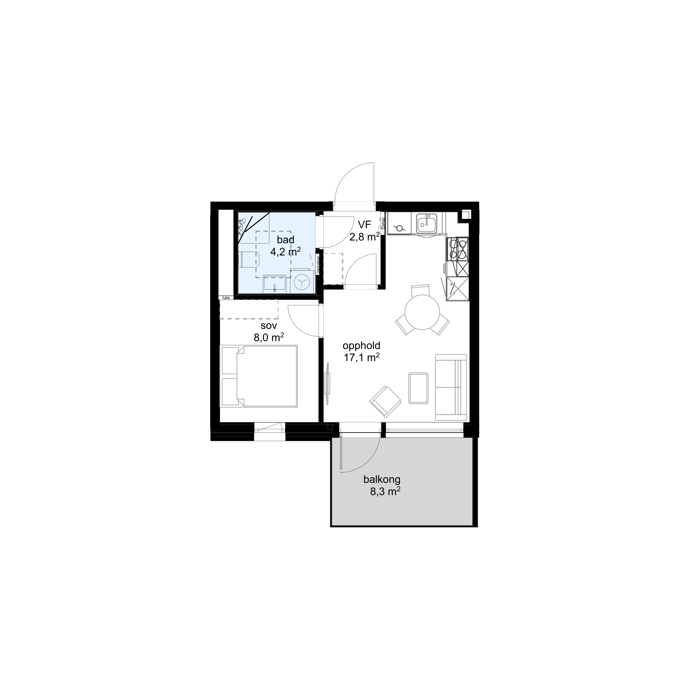Plantegning F-H0503 - bilde 1 av 2