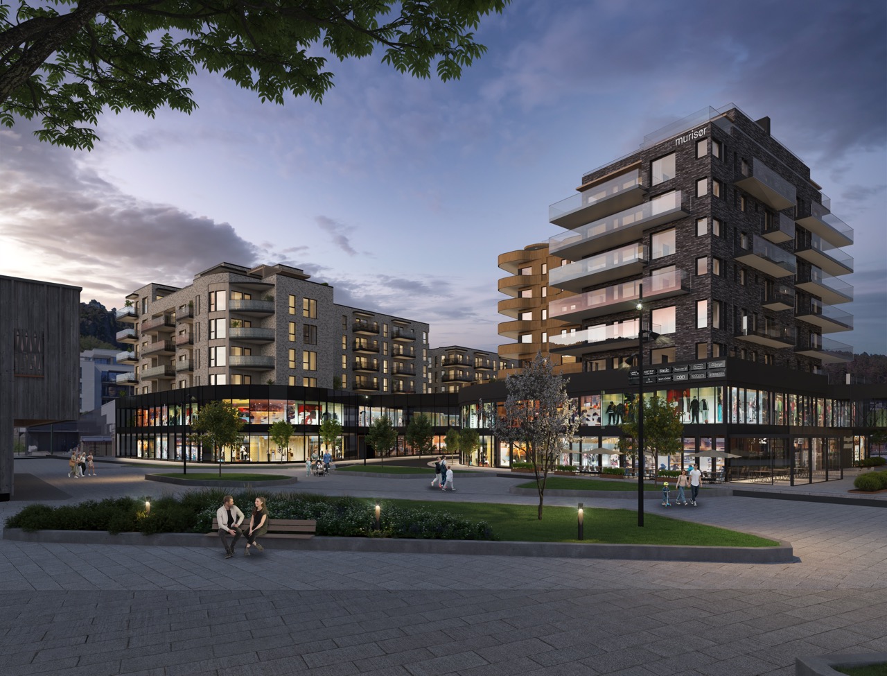 Byggetrinn 3 i skumring