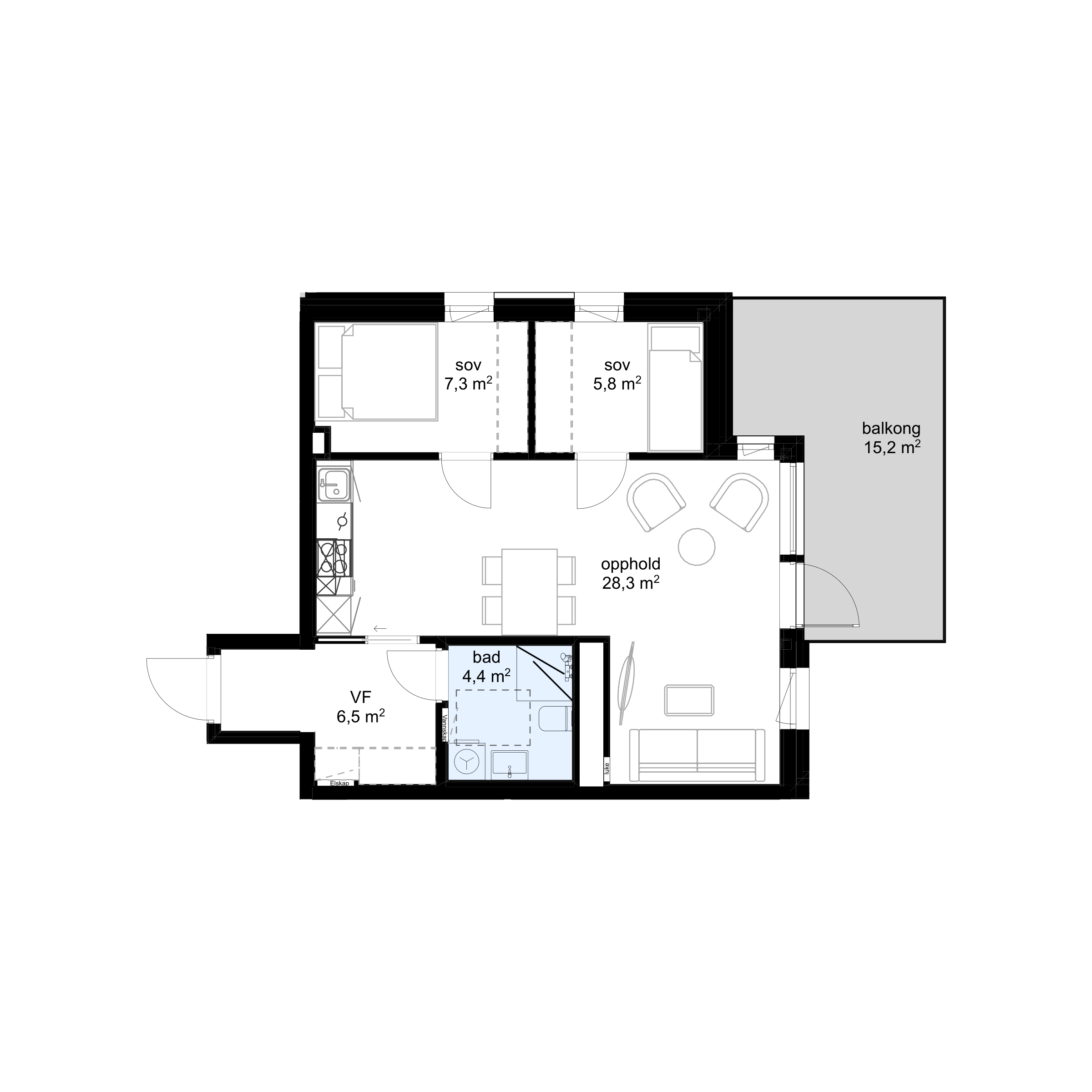Plantegning F-H0411 - bilde 1 av 2