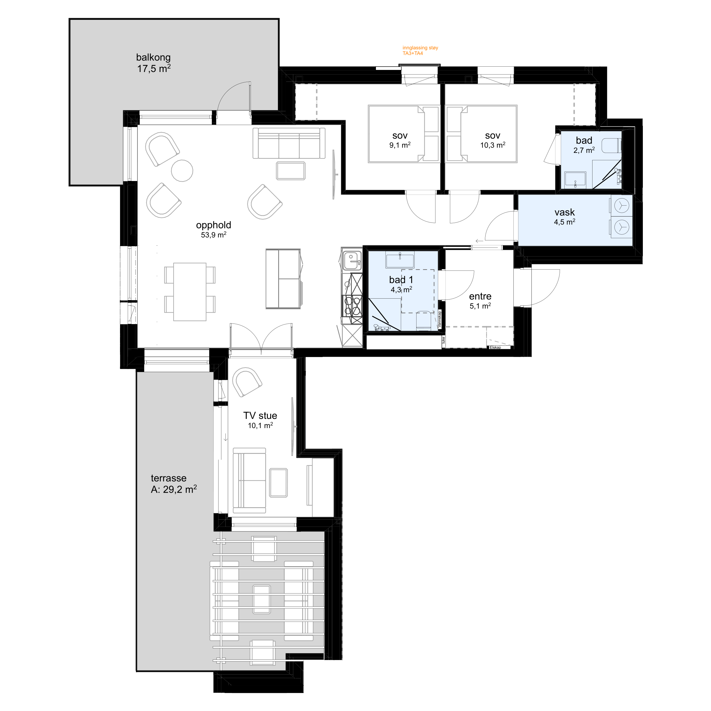 Plantegning G-H0702 - bilde 1 av 2