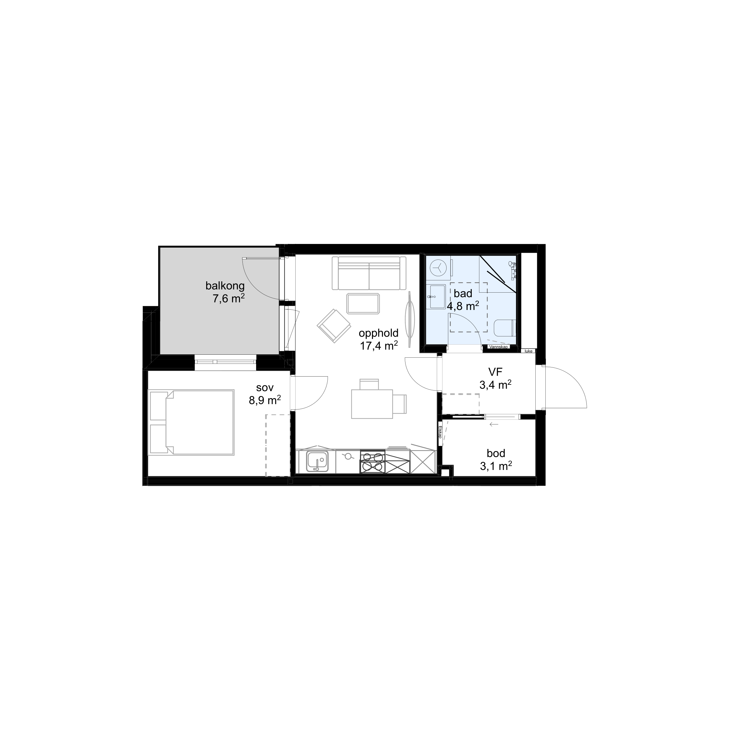 Plantegning F-H0406 - bilde 1 av 2