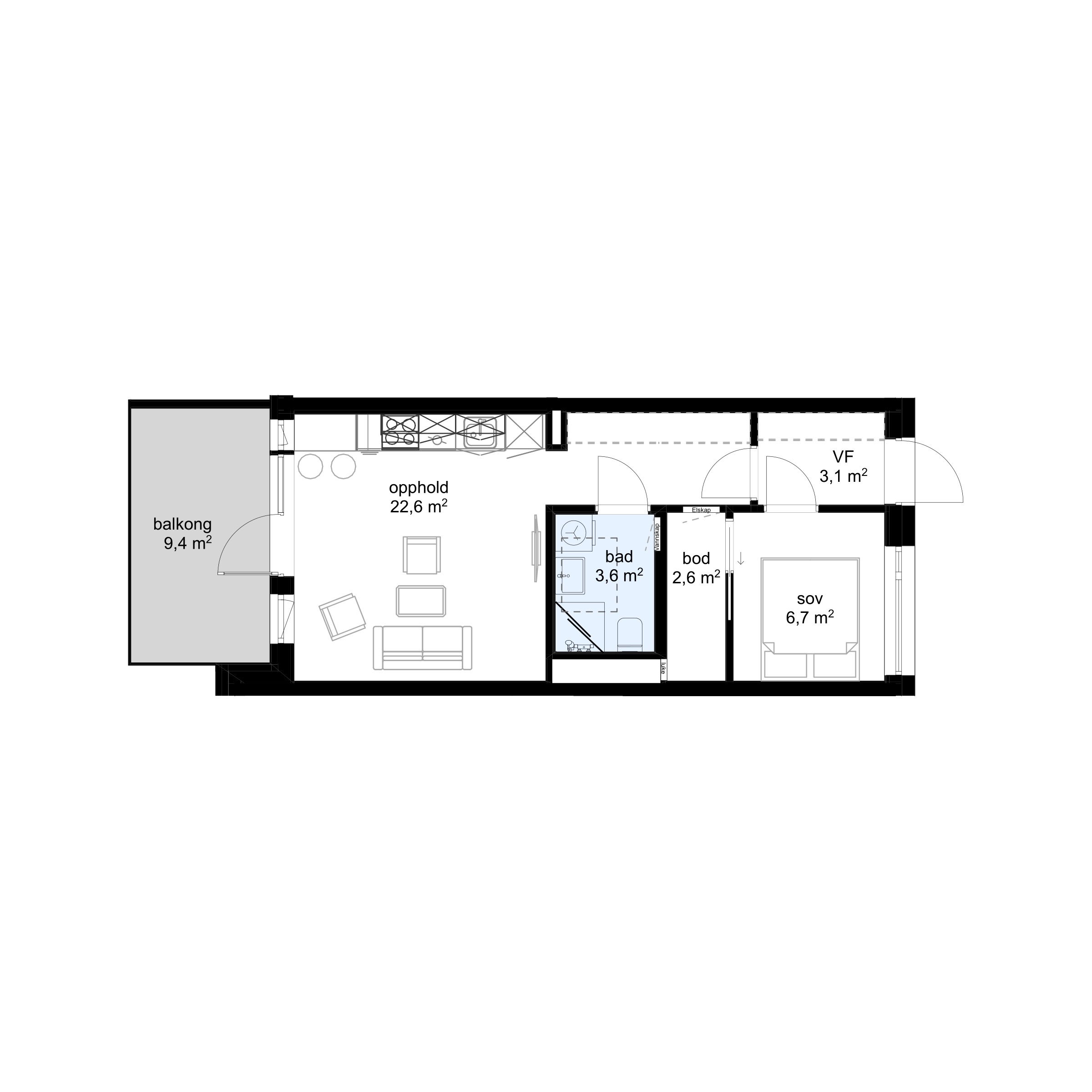 Plantegning G-H0403 - bilde 1 av 2