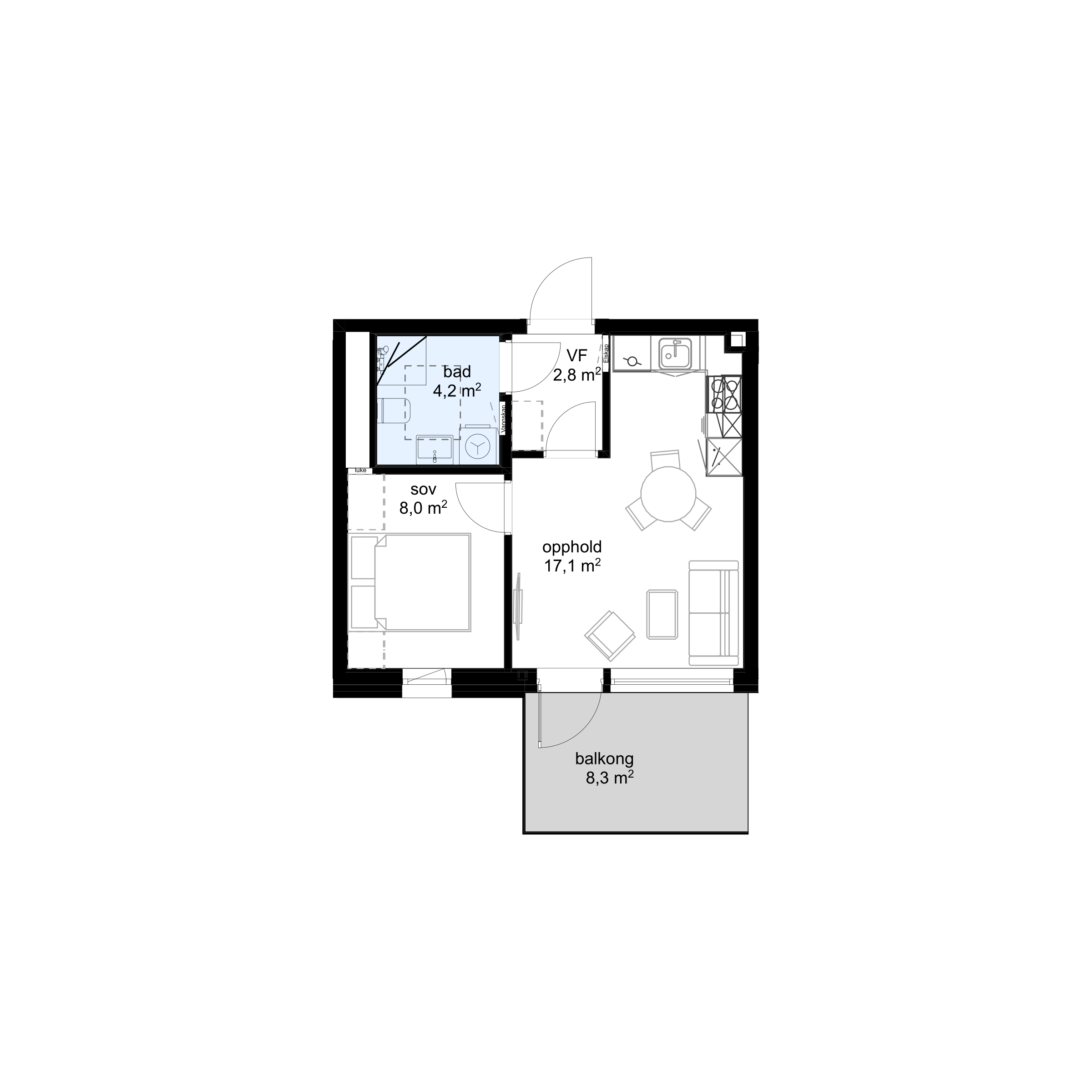 Plantegning F-H0403 - bilde 1 av 2